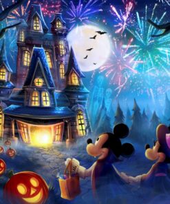 Disney Mickey Castle Halloween