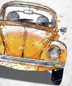 Diamond Painting Yellow Volkswagen Paintings PK248