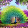 Peacock Wealth And Good Fortune Diamond Painting Kit - DIY