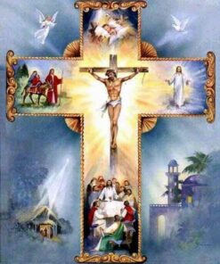 Christian Cross Jesus Christ Diamond Painting Kit - DIY