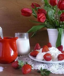 Flowers and Breakfast Diamond Painting Kit - DIY