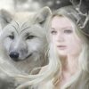 Wolf and Beauty Diamond Painting Kit - DIY