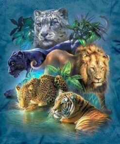 Tiger Leopard Lion Diamond Painting Kit - DIY