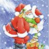 Santas Christmas Hug Diamond Painting Kit - DIY