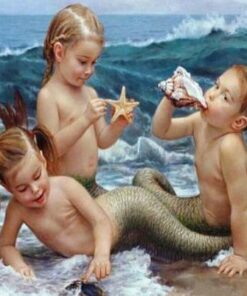 Mermaid Girls Diamond Painting Kit - DIY