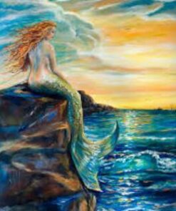 Mermaid Sunset Diamond Painting Kit - DIY