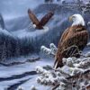 Eagles Winter Diamond Painting Kit - DIY