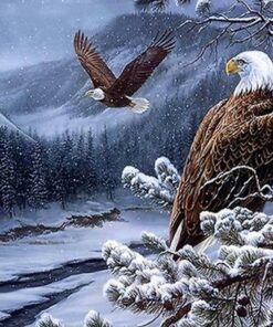 Eagles Winter Diamond Painting Kit - DIY