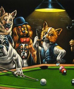 Dogs Pool Diamond Painting Kit - DIY