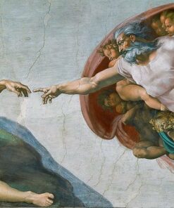 The Creation of Adam by Michelangelo Buonarroti Diamond Painting Kit - DIY