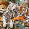 Lion Family Together Diamond Painting Kit - DIY