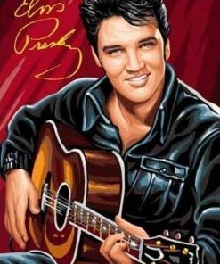 Elvis Presley Guitar Diamond Painting Kit - DIY