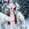 Santa Claus Bear Diamond Painting Kit - DIY