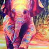 Elephant Full Colors Diamond Painting Kit - DIY