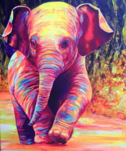 Elephant Full Colors Diamond Painting Kit - DIY