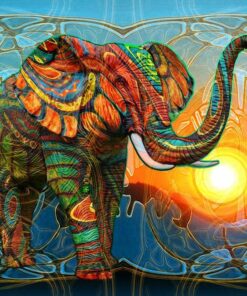 Elephant Big Full Colors Diamond Painting Kit - DIY