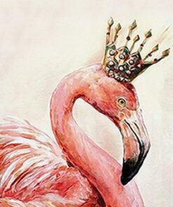 Flamingo Picture Diamond Painting Kit - DIY