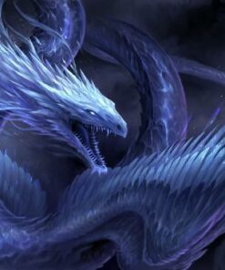 Dragon Blue Diamond Painting Kit - DIY