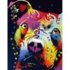 Pitbull Colors Diamond Painting Kit - DIY