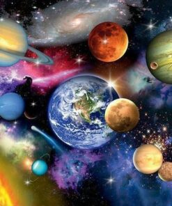 Space Planet Diamond Painting Kit - DIY