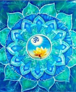 Mandala Blue Diamond Painting Kit - DIY