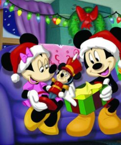 Disney Christmas Diamond Painting Kit - DIY Disney Christmas-9