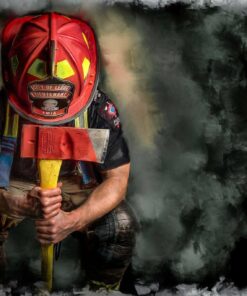 5d Fireman Firefighter Diamond Painting Kit Premium-24