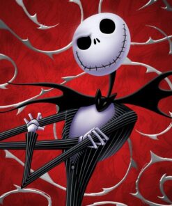 The Nightmare Before Christmas Red Diamond Painting Kit - DIY