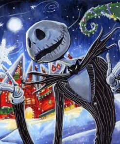 Jack Skellington Christmas Diamond Painting Kit - DIY